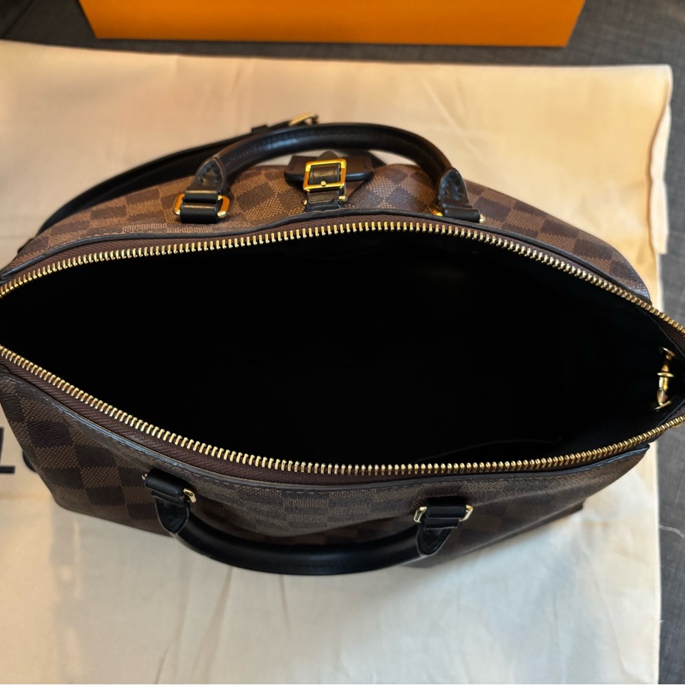 Louis Vuitton Brown Checkered Handbag - Picture 5 of 6